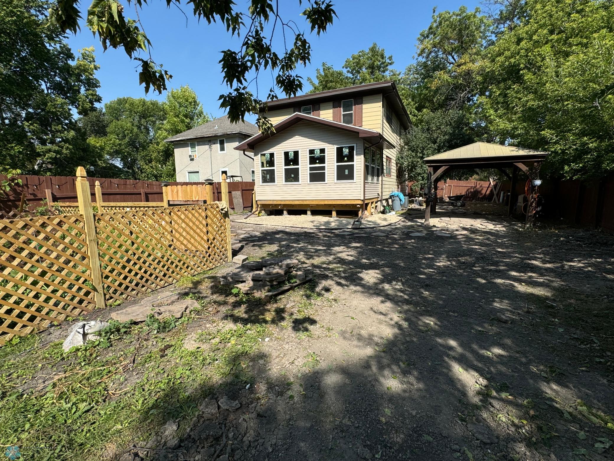 Backyard - Grass to be planted by sellers