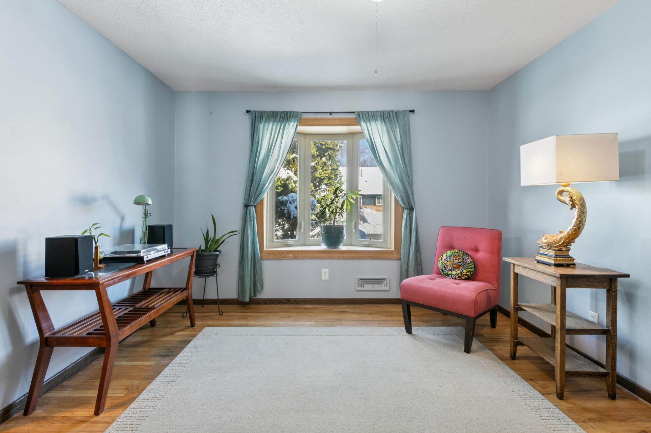 Bedroom 2 is also on the main floor, currently used as a music room