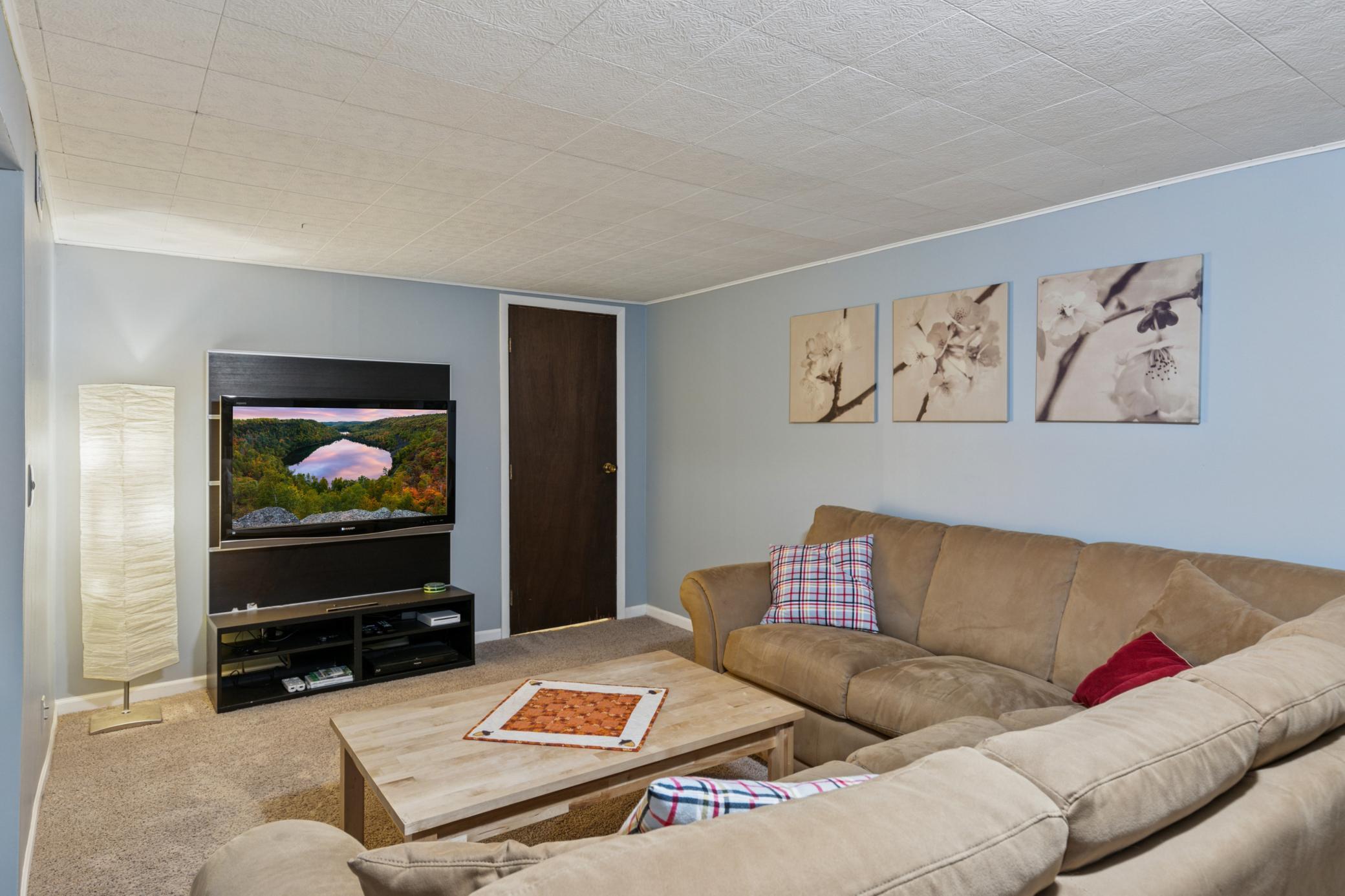 Family room, perfect for movie night!