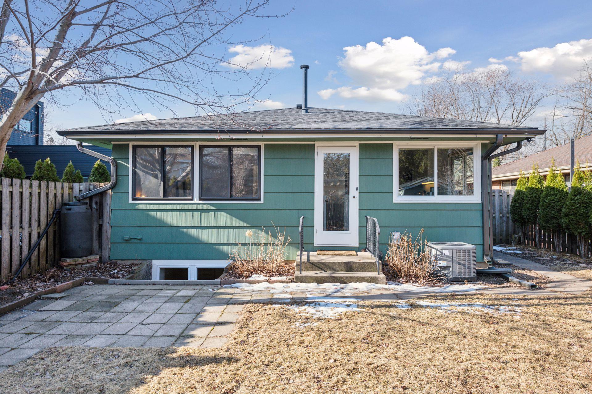View of rear of home.