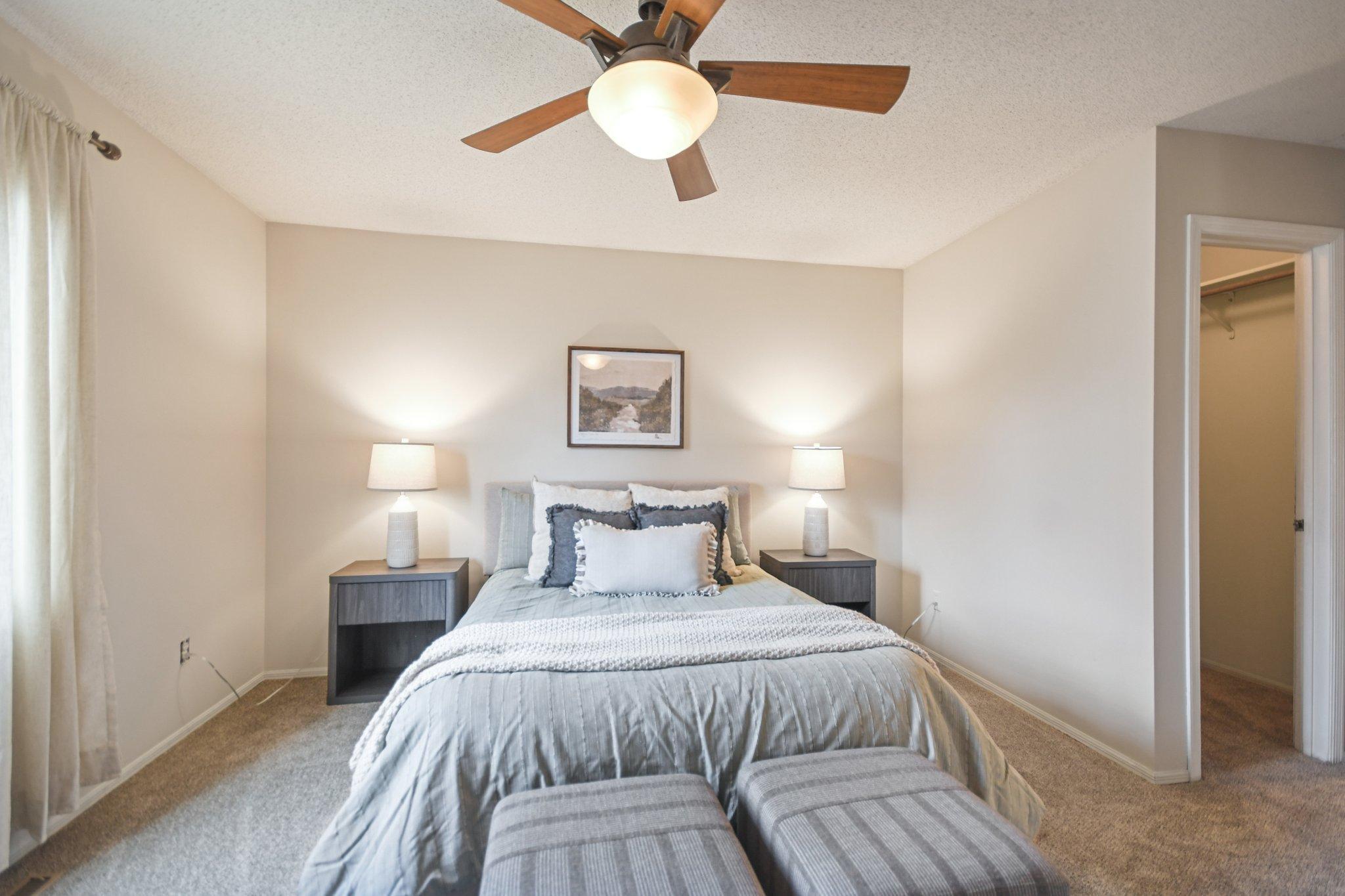 upper level primary bedroom
