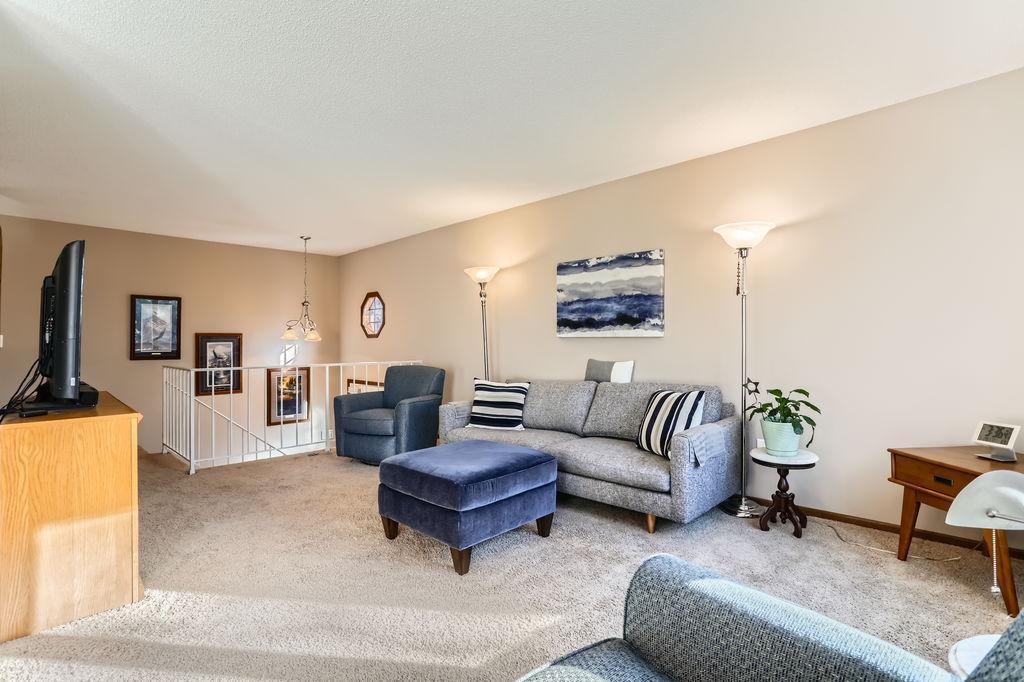 Upper level living room