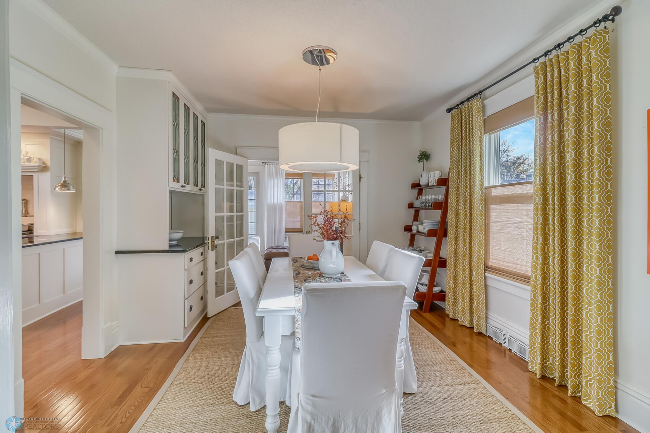 Dining Room-With French Doors to Family Room Addition