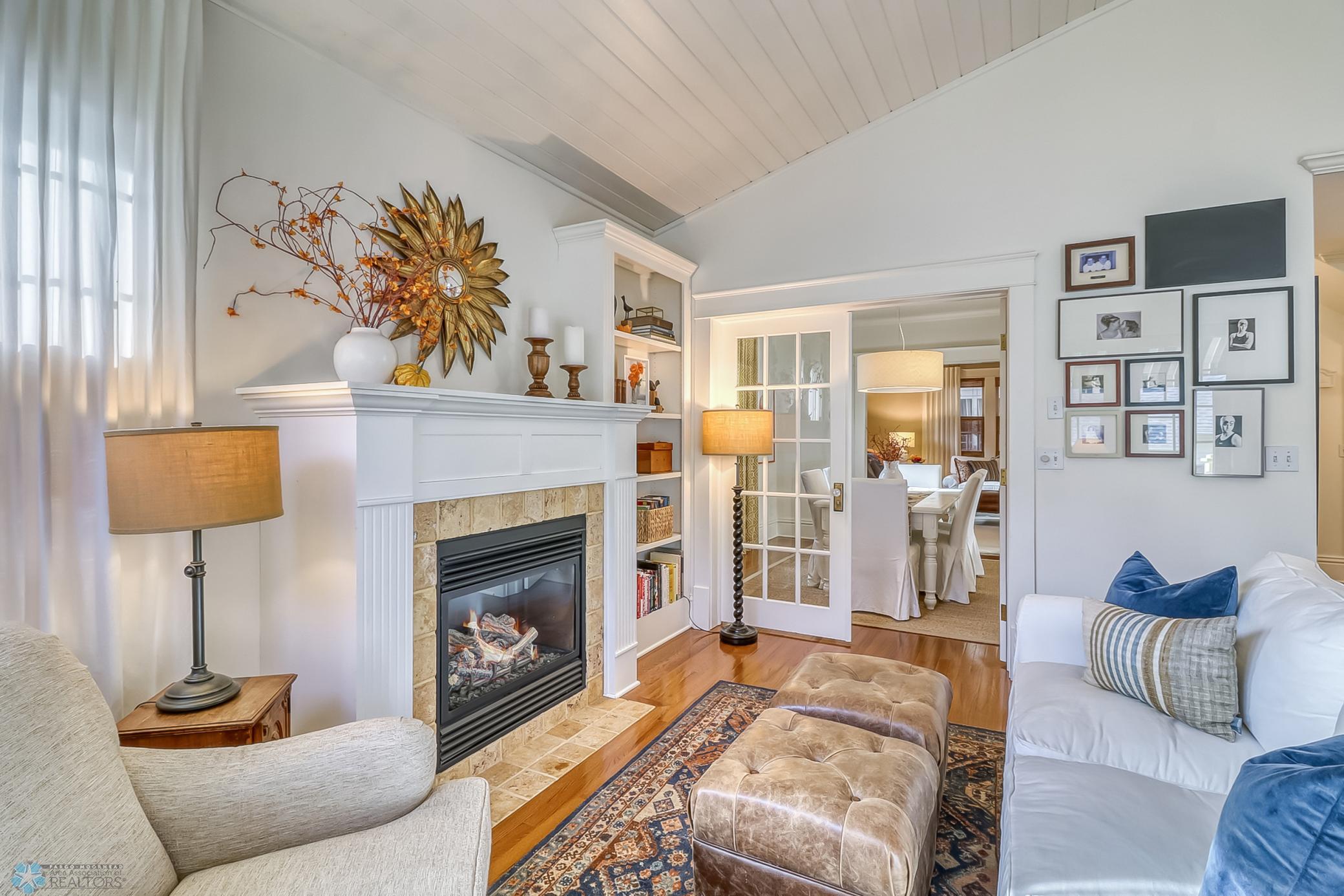 Main Floor Family Room With Gas Fireplace