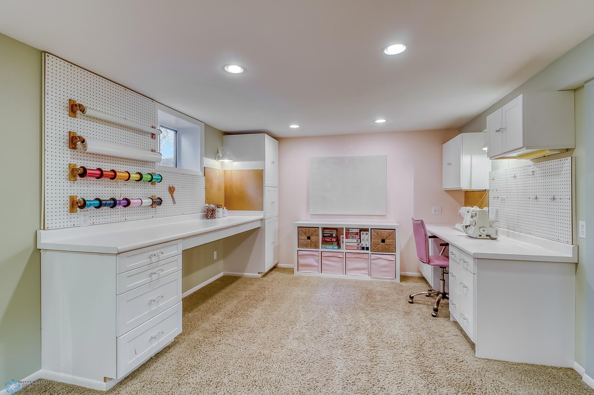 Family Room Or Craft Work Area