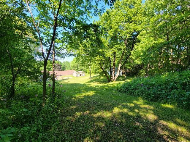 View from upper left looking towards valley