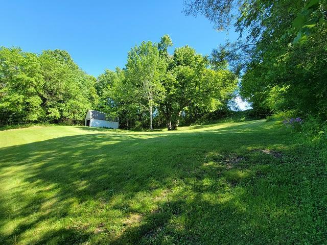 From lower right corner towards road