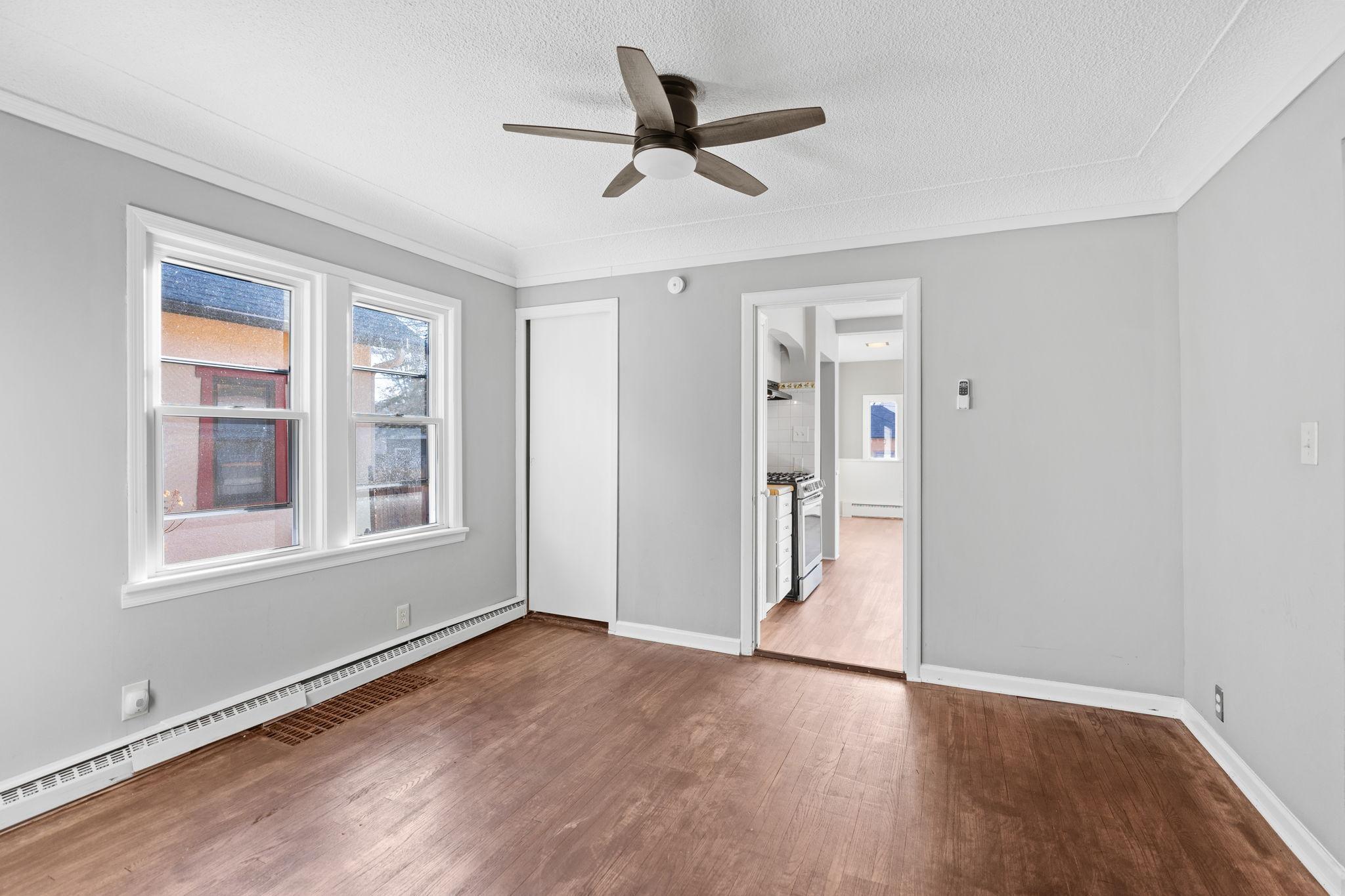 Formal dining room right off of the kitchen