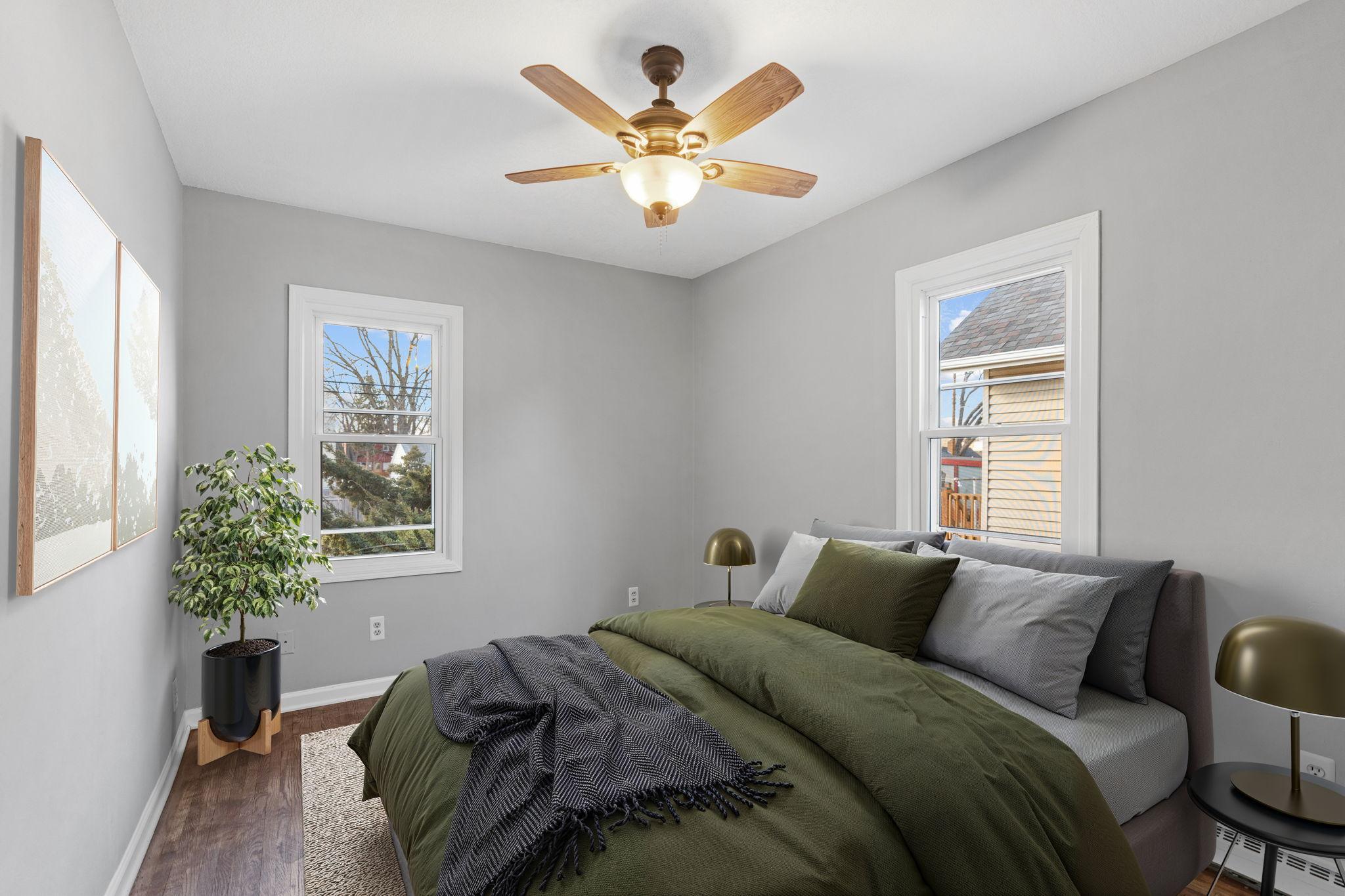 Bedroom 1 (virtually staged)