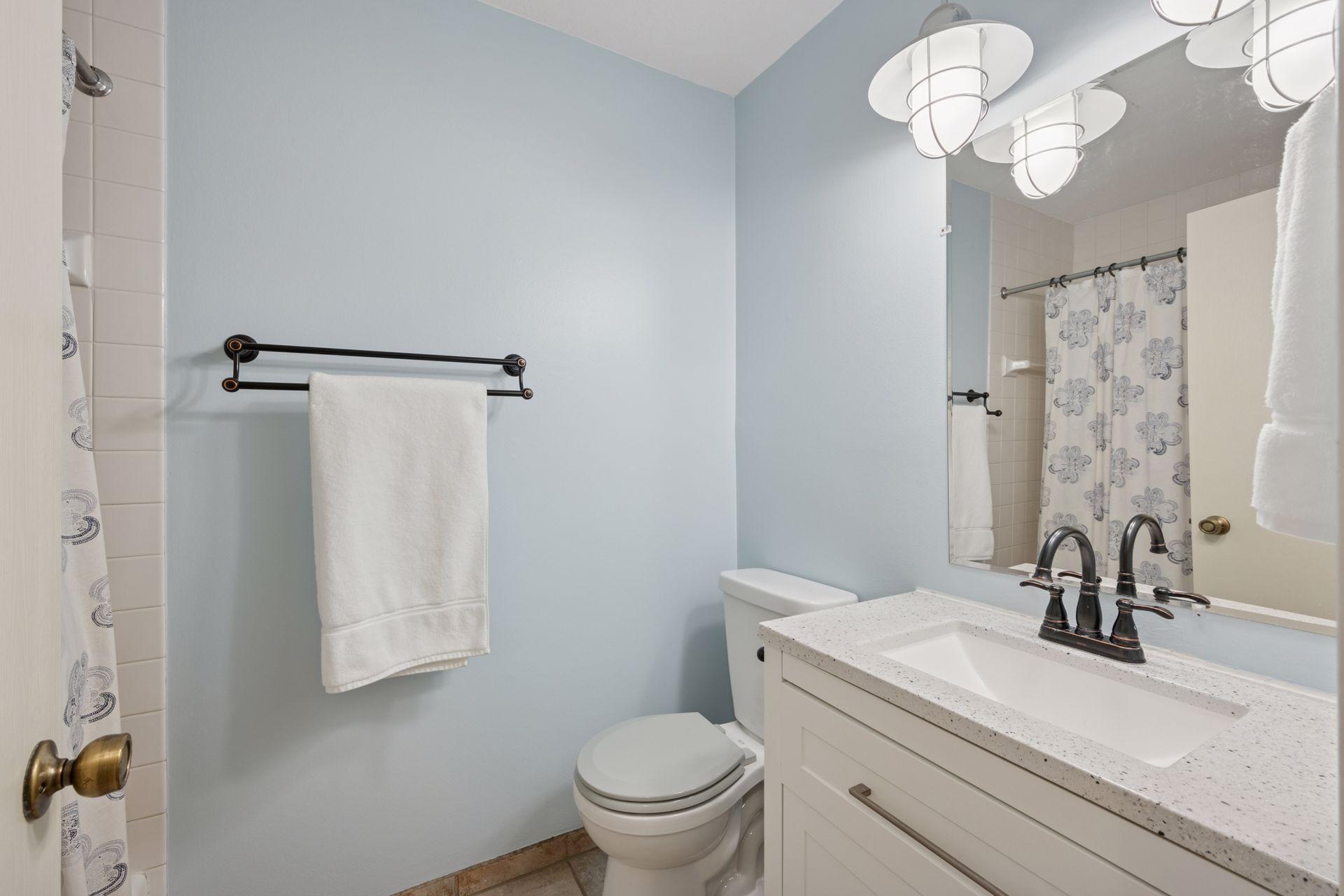 Fully updated upper level bathroom