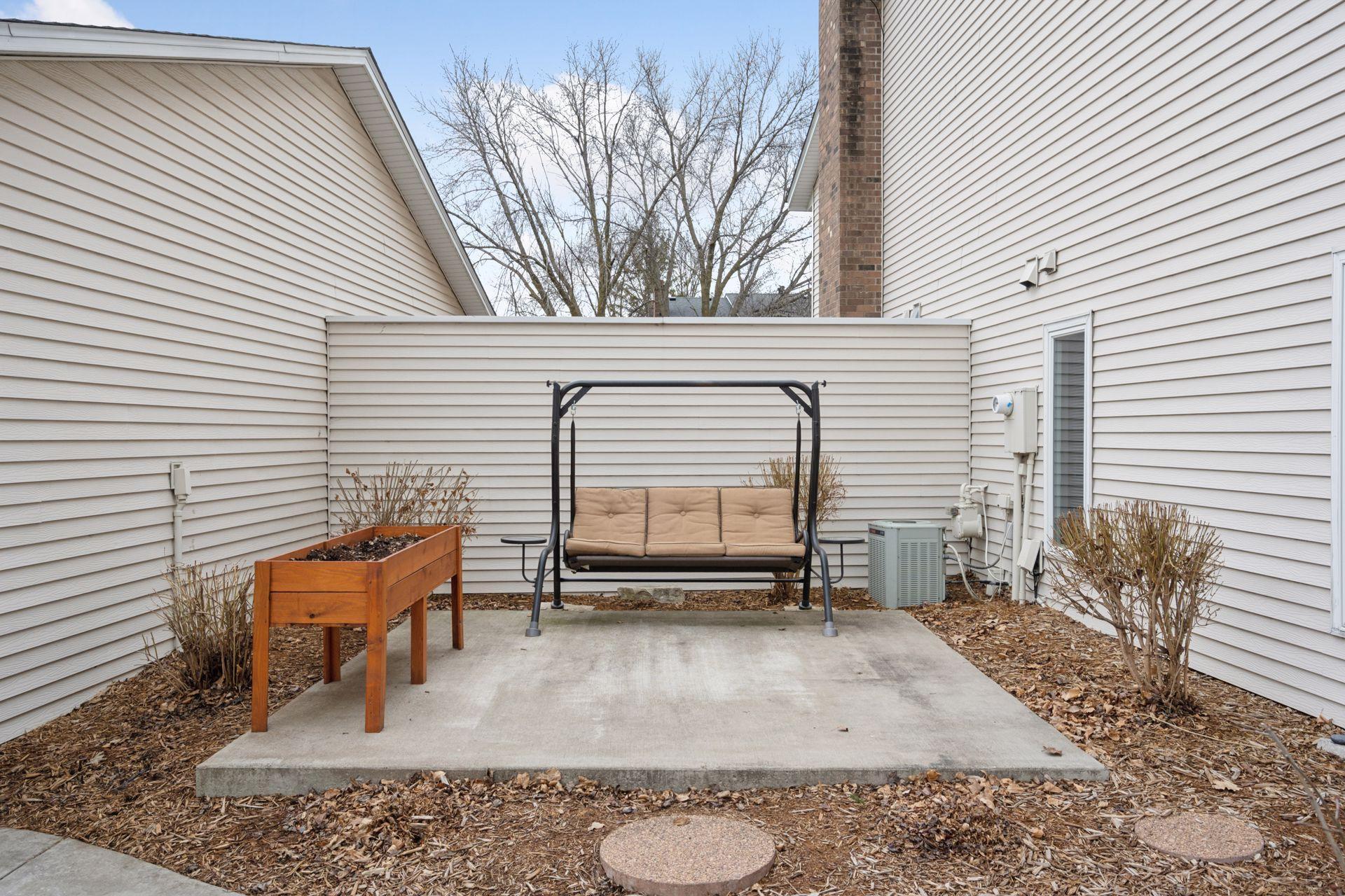 Enjoy grilling on the private patio
