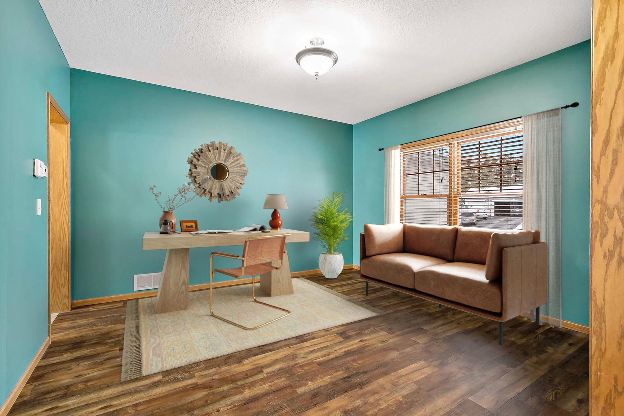 Virtually Staged Flex Room