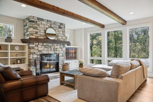 Exquisite updates in the Main Level Living Room