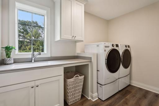 Spacious Laundry Room located on Upper Level