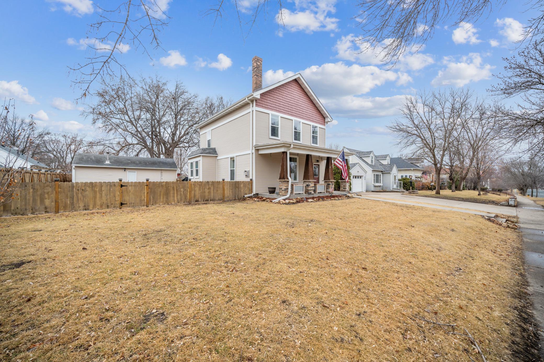 Welcome to this charming updated Historic home! Enjoy sitting on the front porch. Home is decorated with Govee permanent holiday outside trim lights that have over 1 million color combinations!