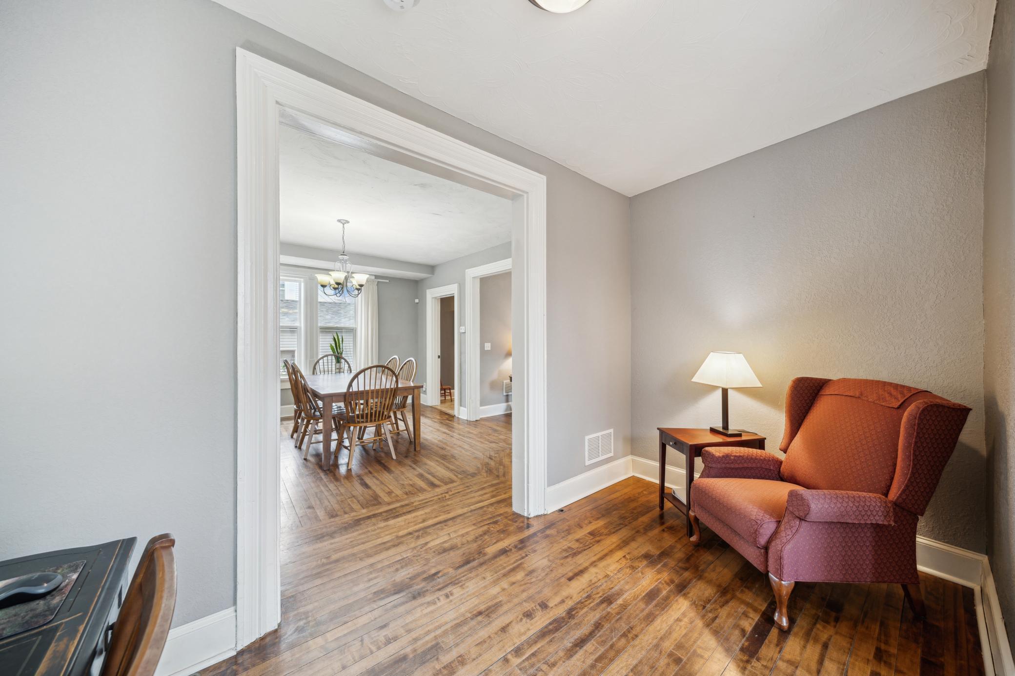 A cozy den and office area enhance the main floor living spaces!