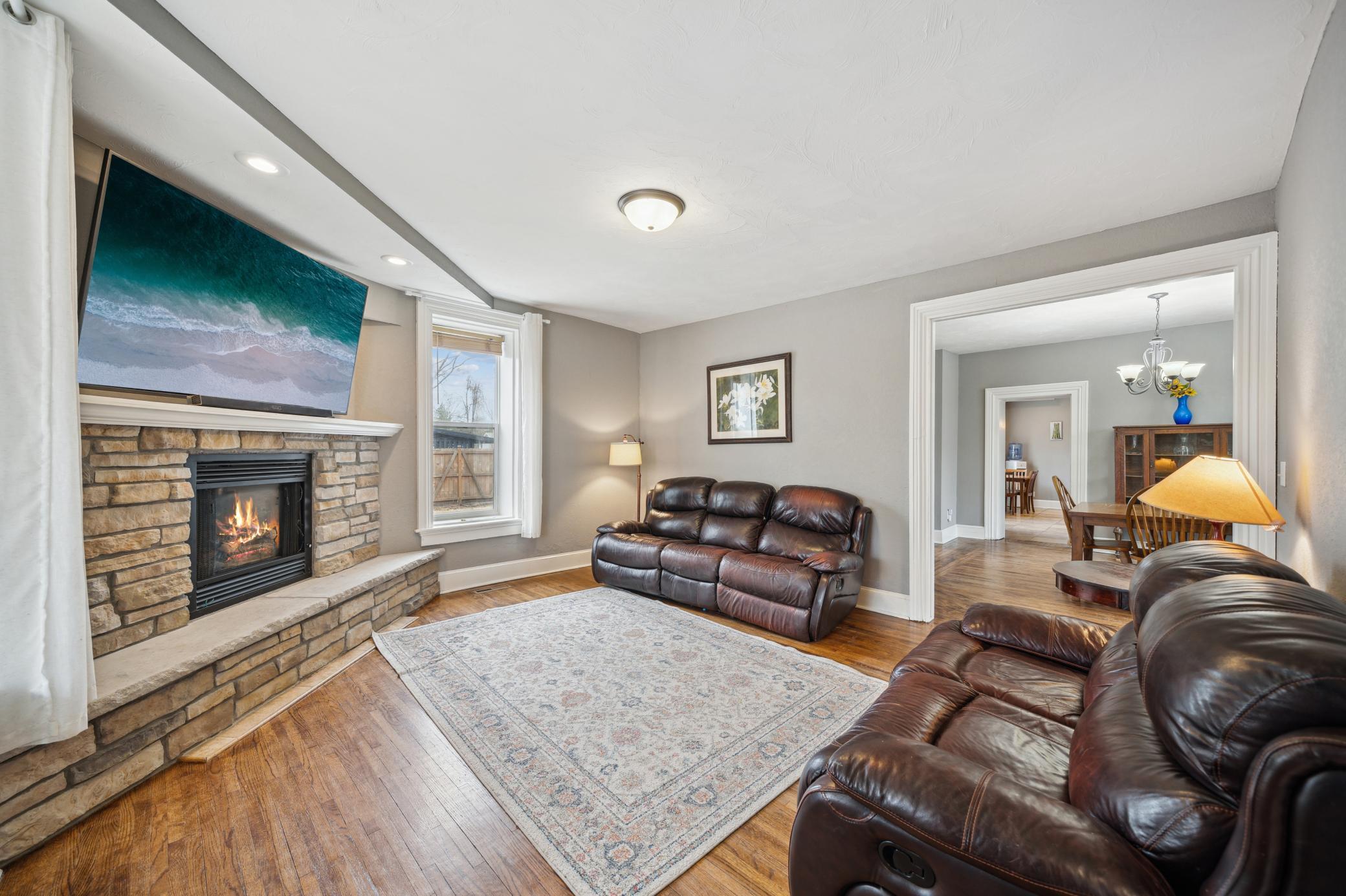 Deep window sills throught-out the home add to the historic charm!