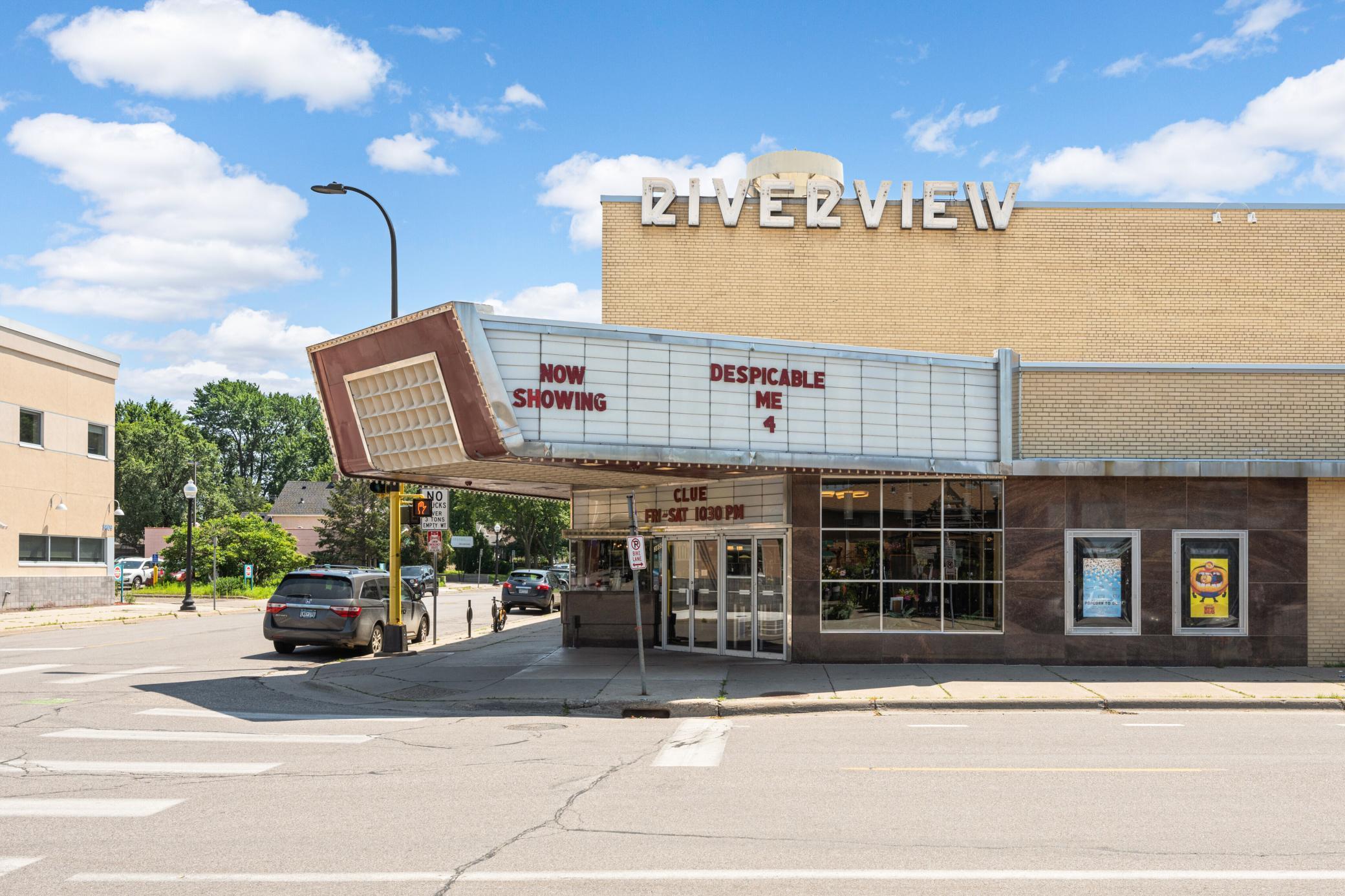 One of the most charming movie theaters in the Twin Cities is just a short walk.