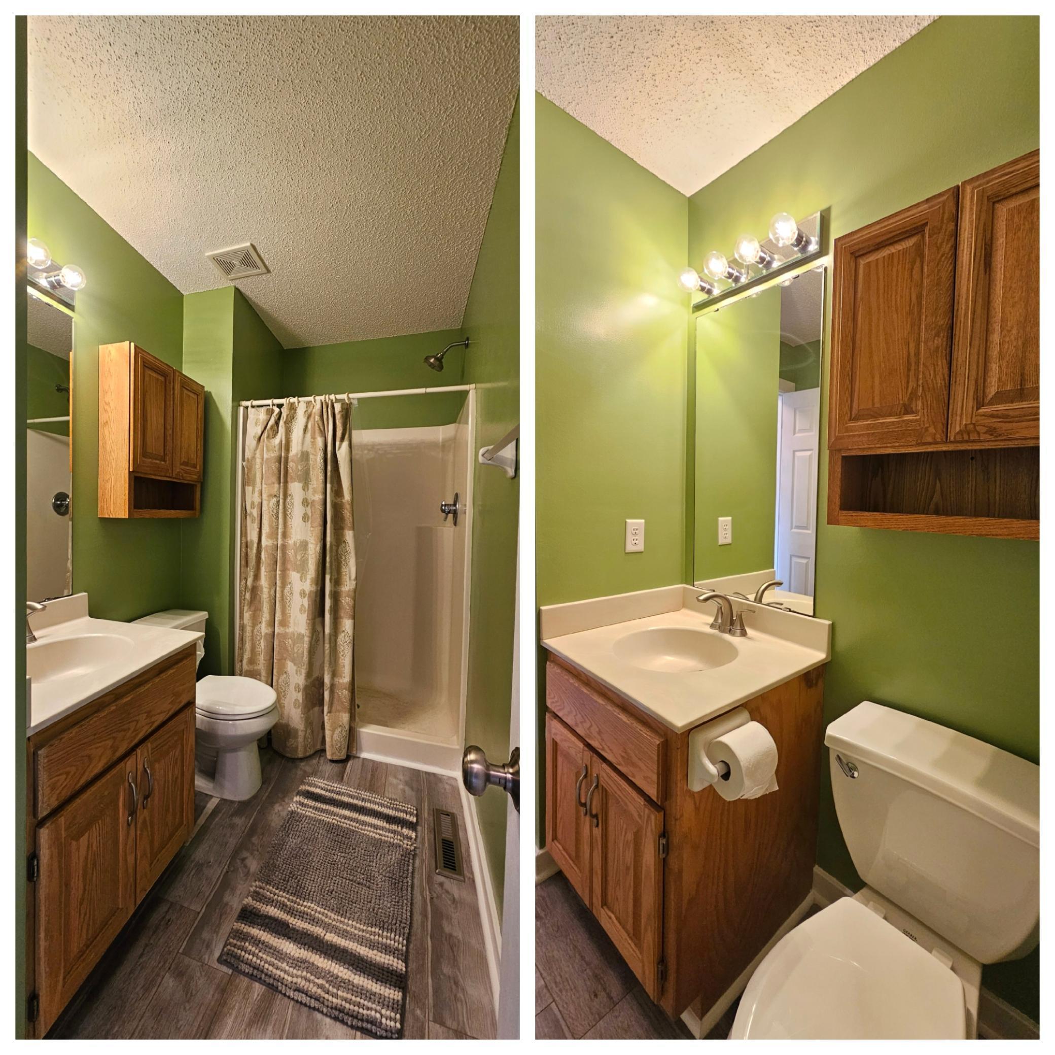 Full bathroom on main level.