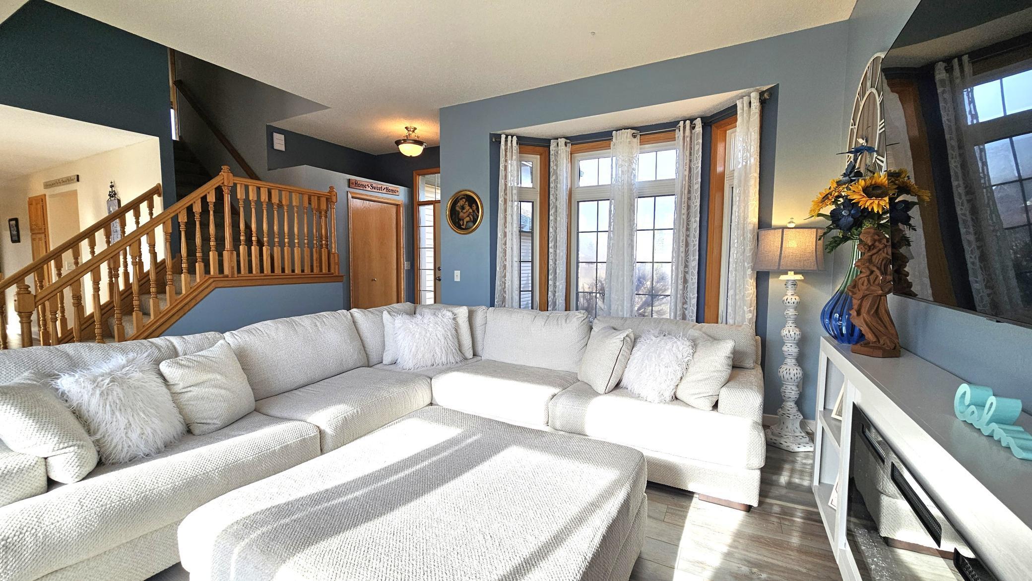 Spacious living area.