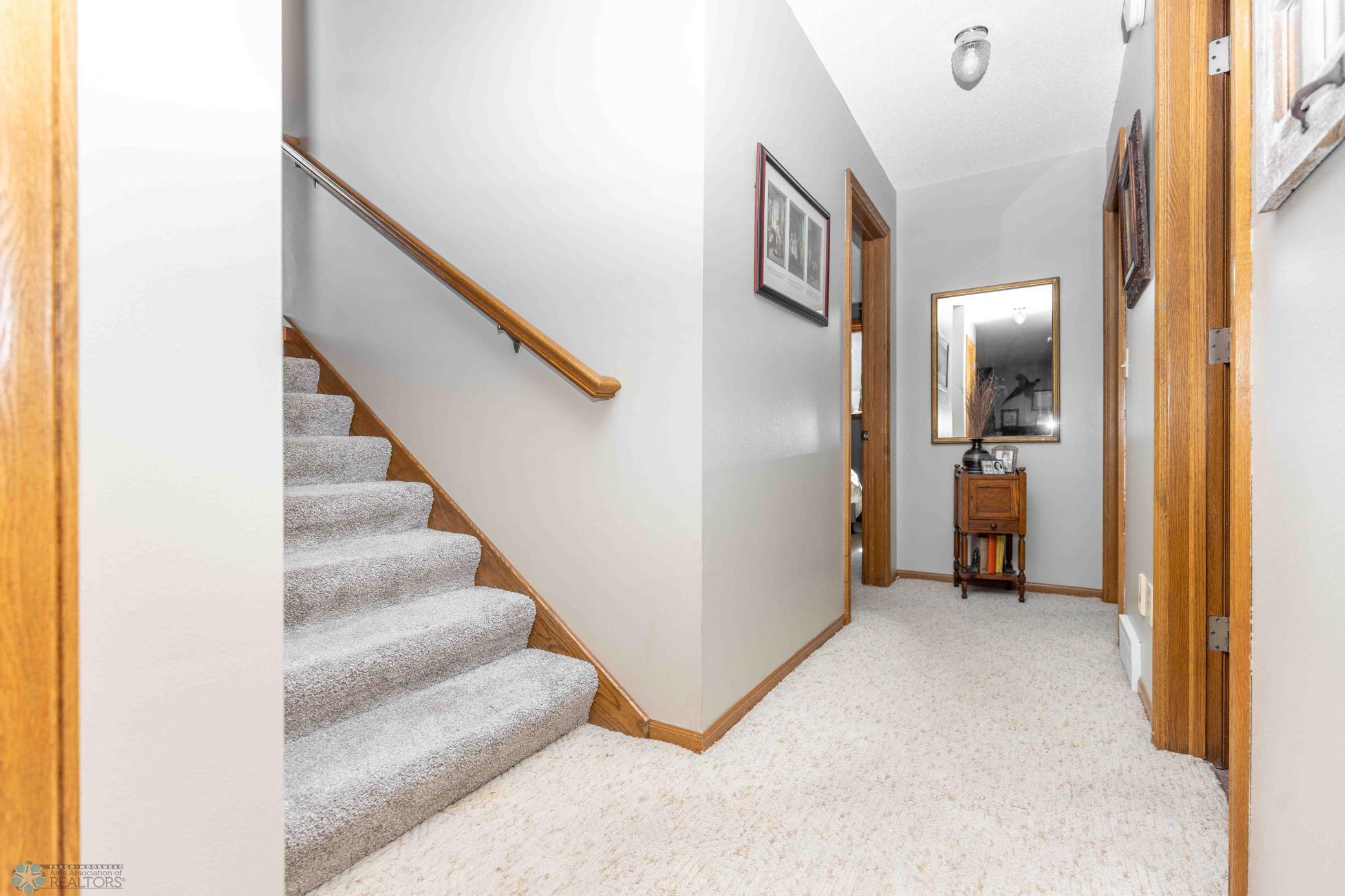 Basement hallway.