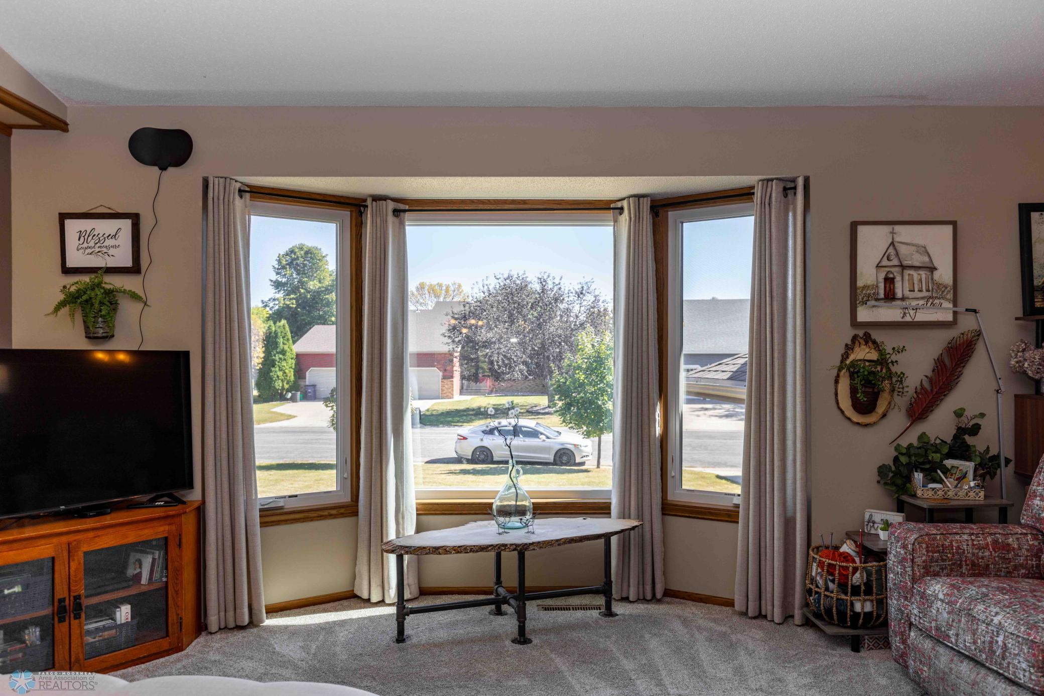 New windows in living room.