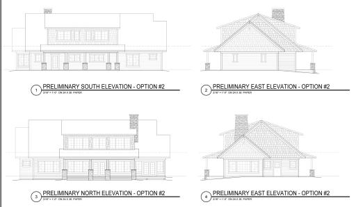 Elevation option 2 for potential future build