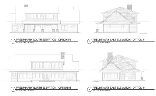 Elevation option 1 for potential future build