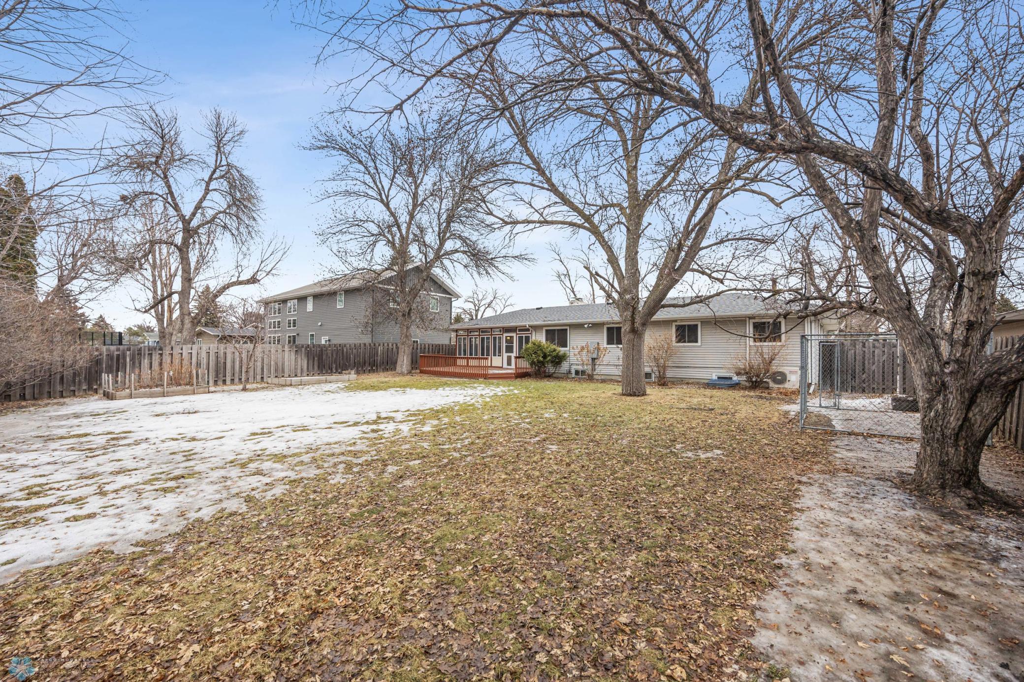 Spacious Fenced in Backyard