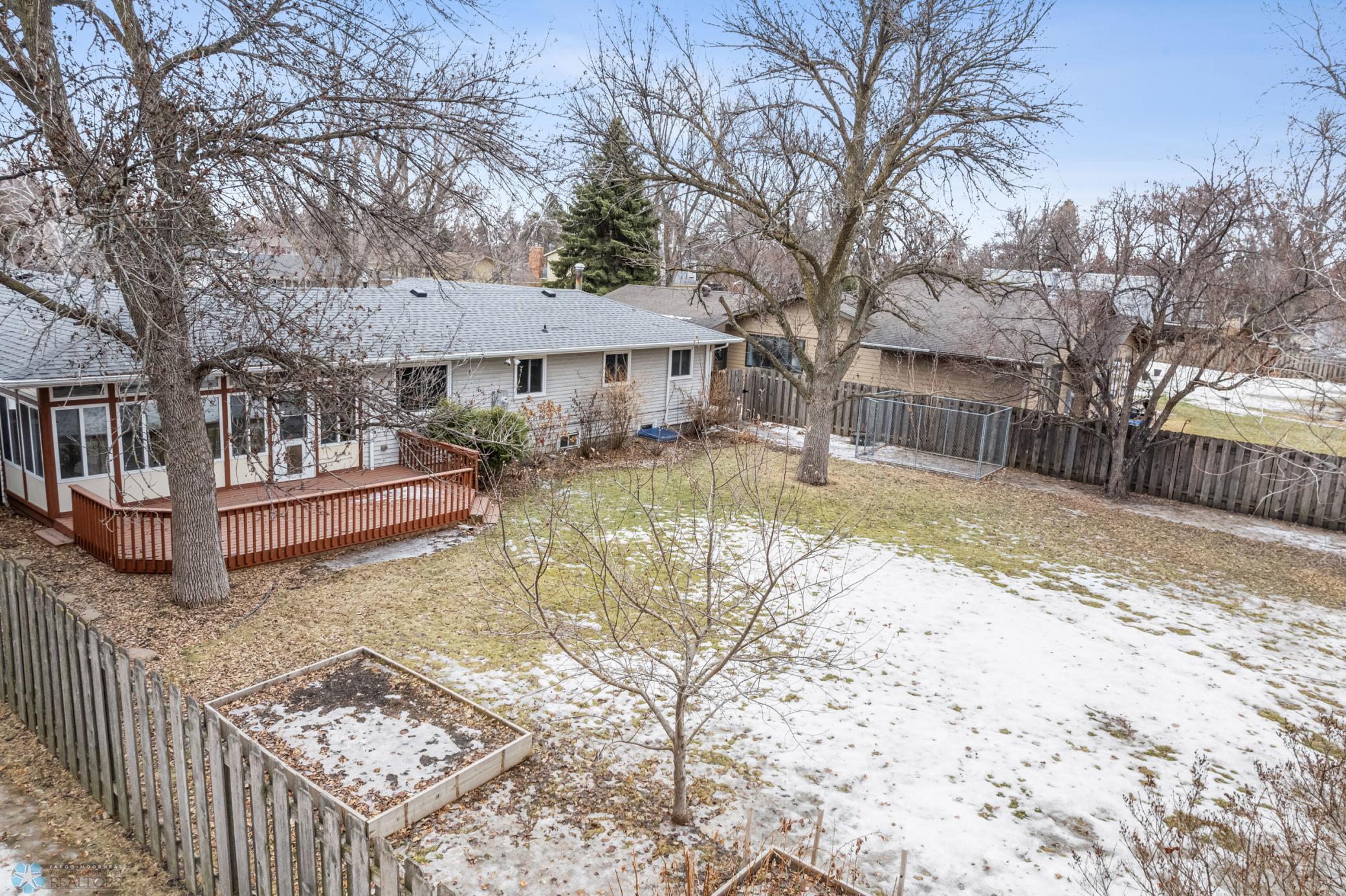 Backyard- Kennel & Raised Gardens