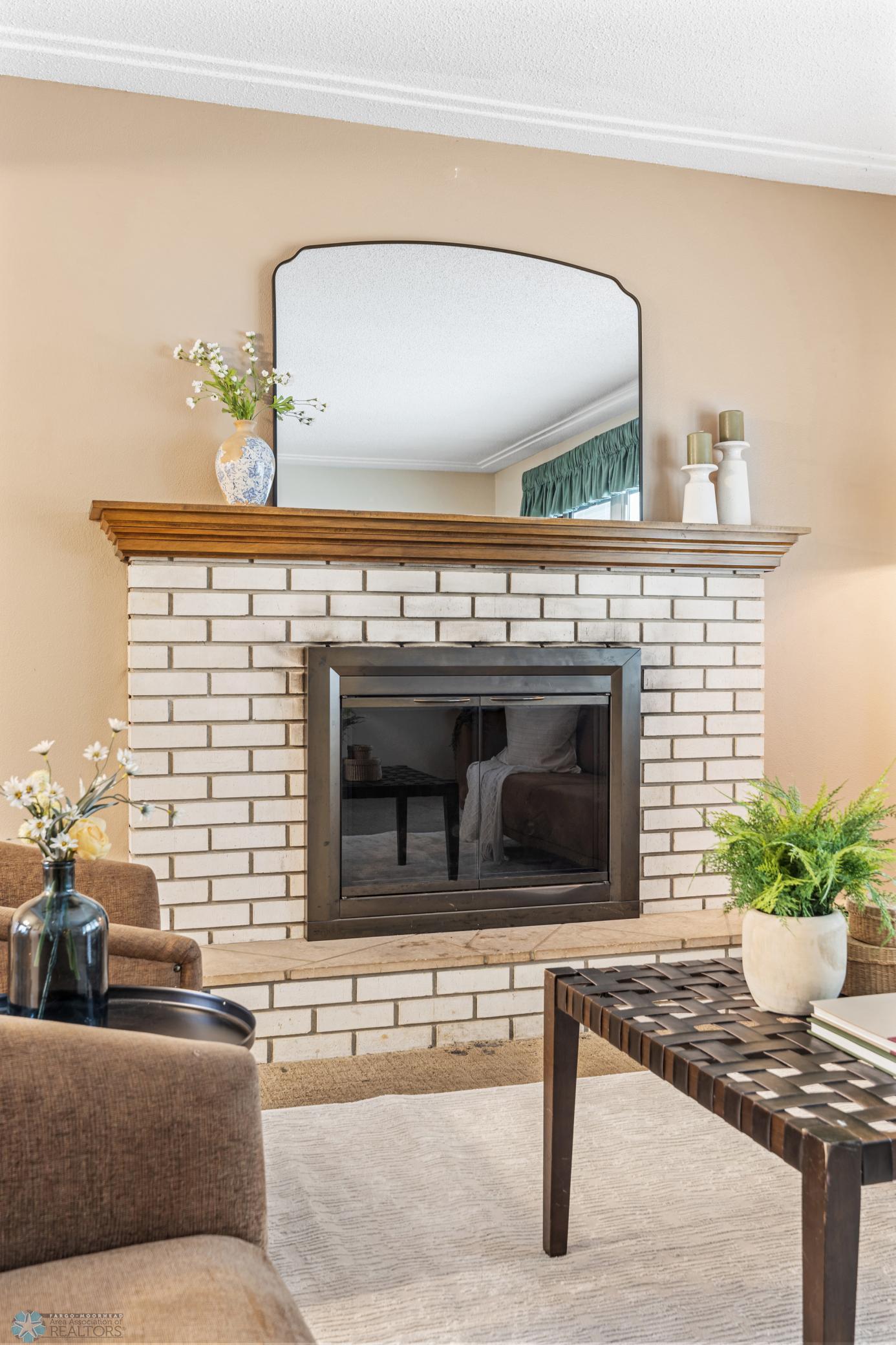 Wood-burning Fireplace