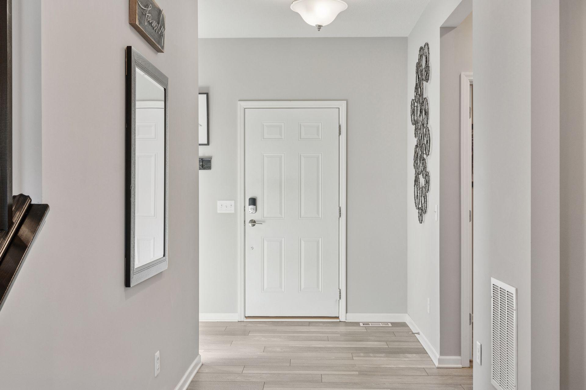 Giant foyer with expansive entry hall.