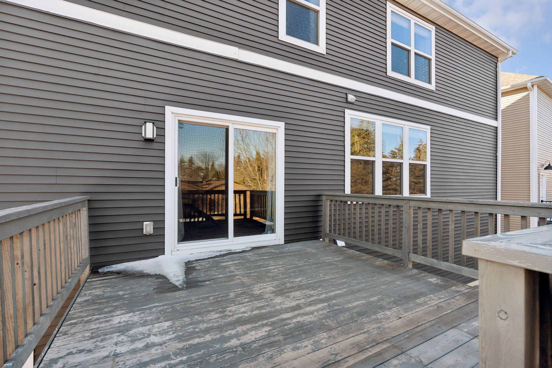 Deck was added by the builder