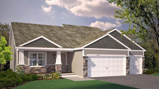 Welcome Home to D.R. Horton's Cameron II with the northern craftsman elevation. Beautiful shake and stone accents and a cedar covered front porch!