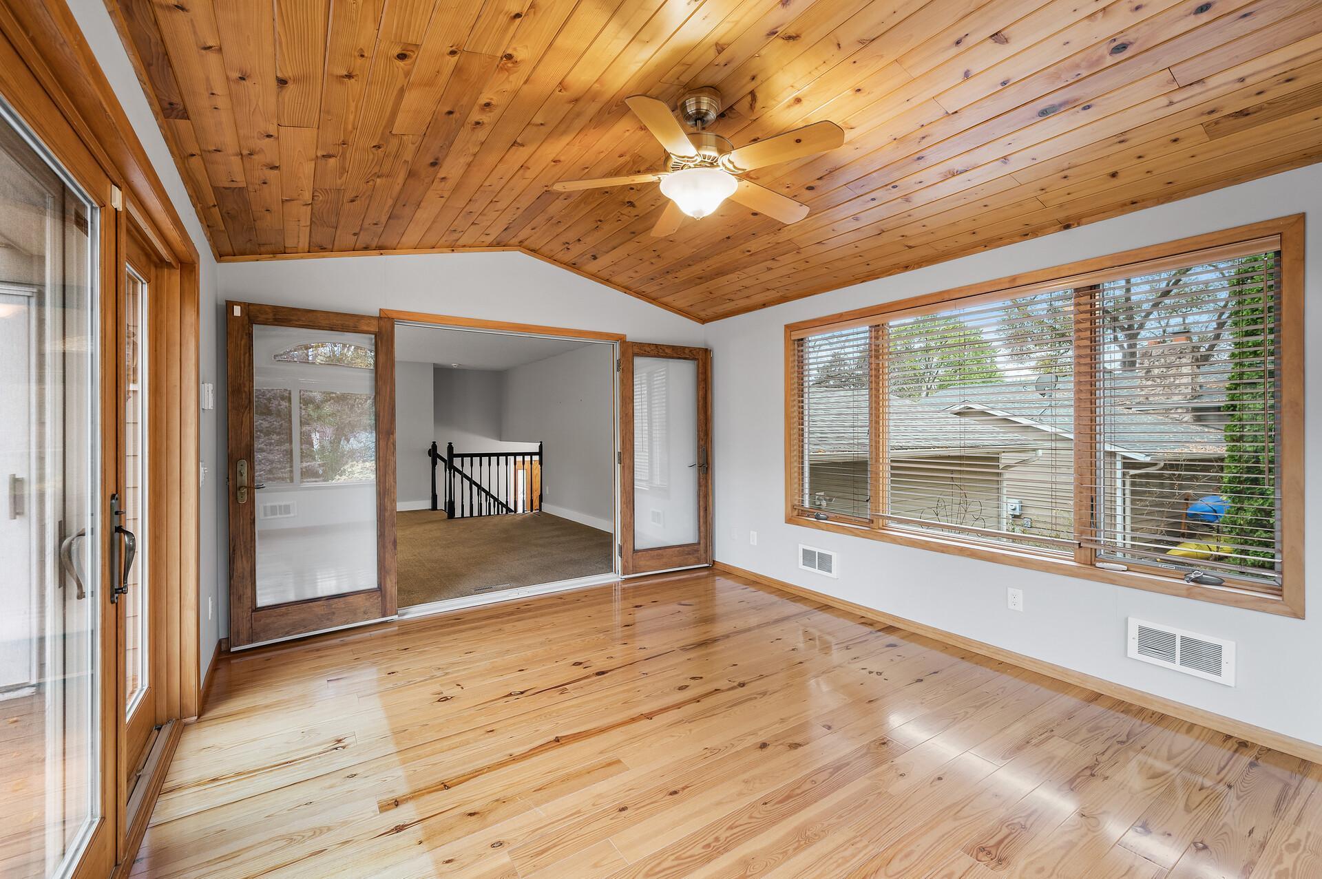 Looking back towards the living room.