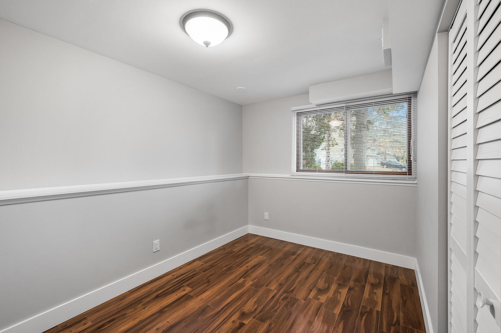 Second lower level bedroom.