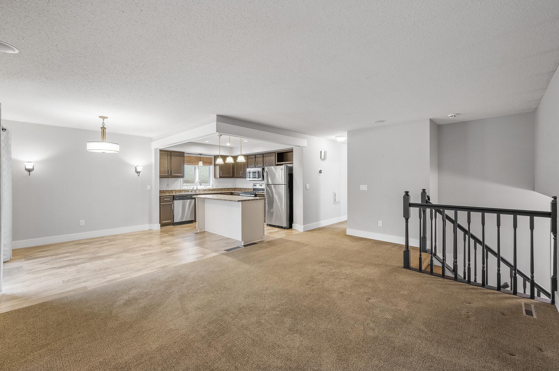 With neutral colors throughout, this space serves as a blank canvas for your decor.