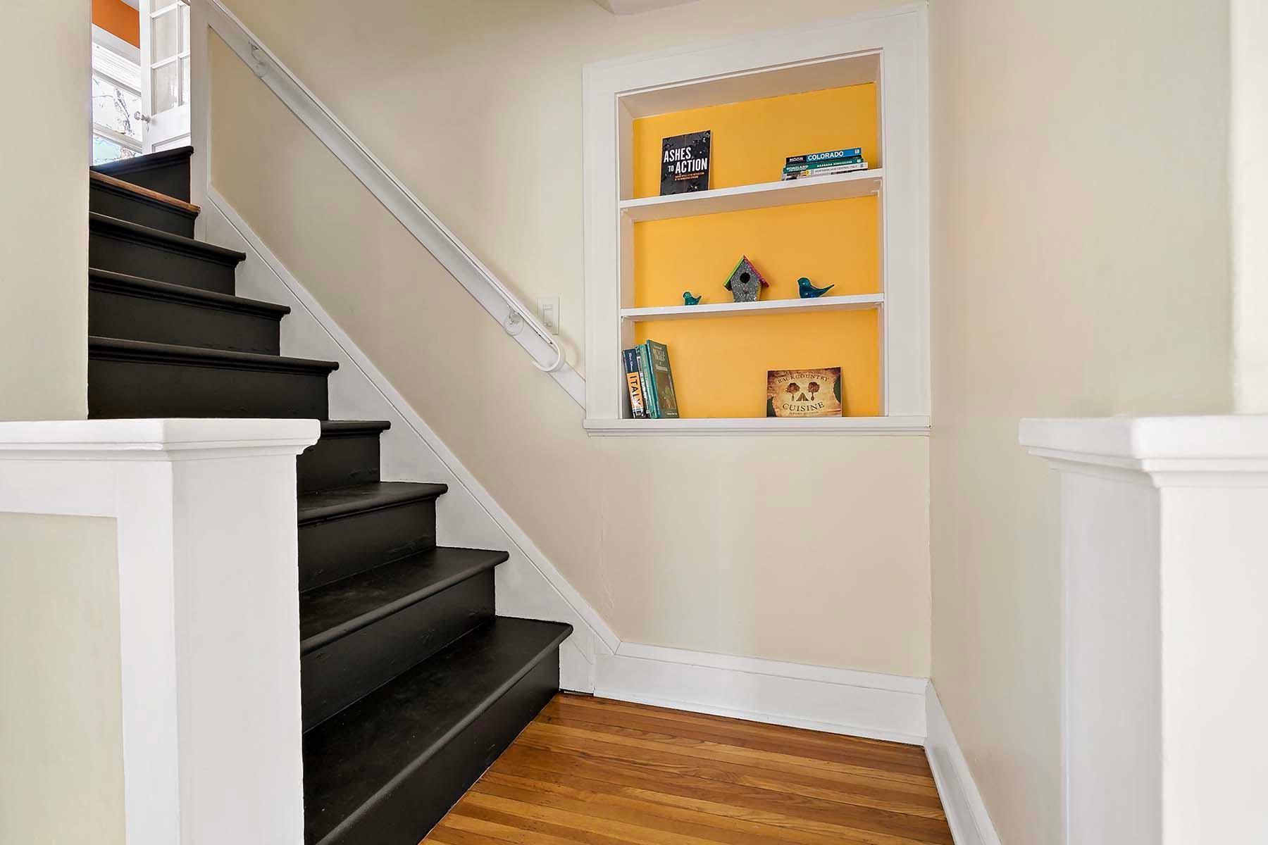 You will cherish the original woodwork and built-ins for their craftsmanship, style and utility.