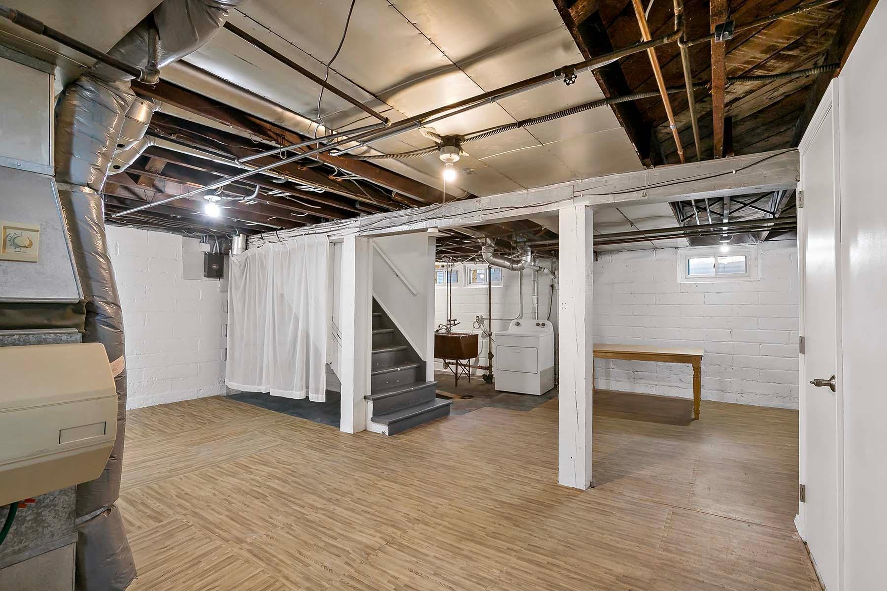 Add a workout space, home office or recreation room.