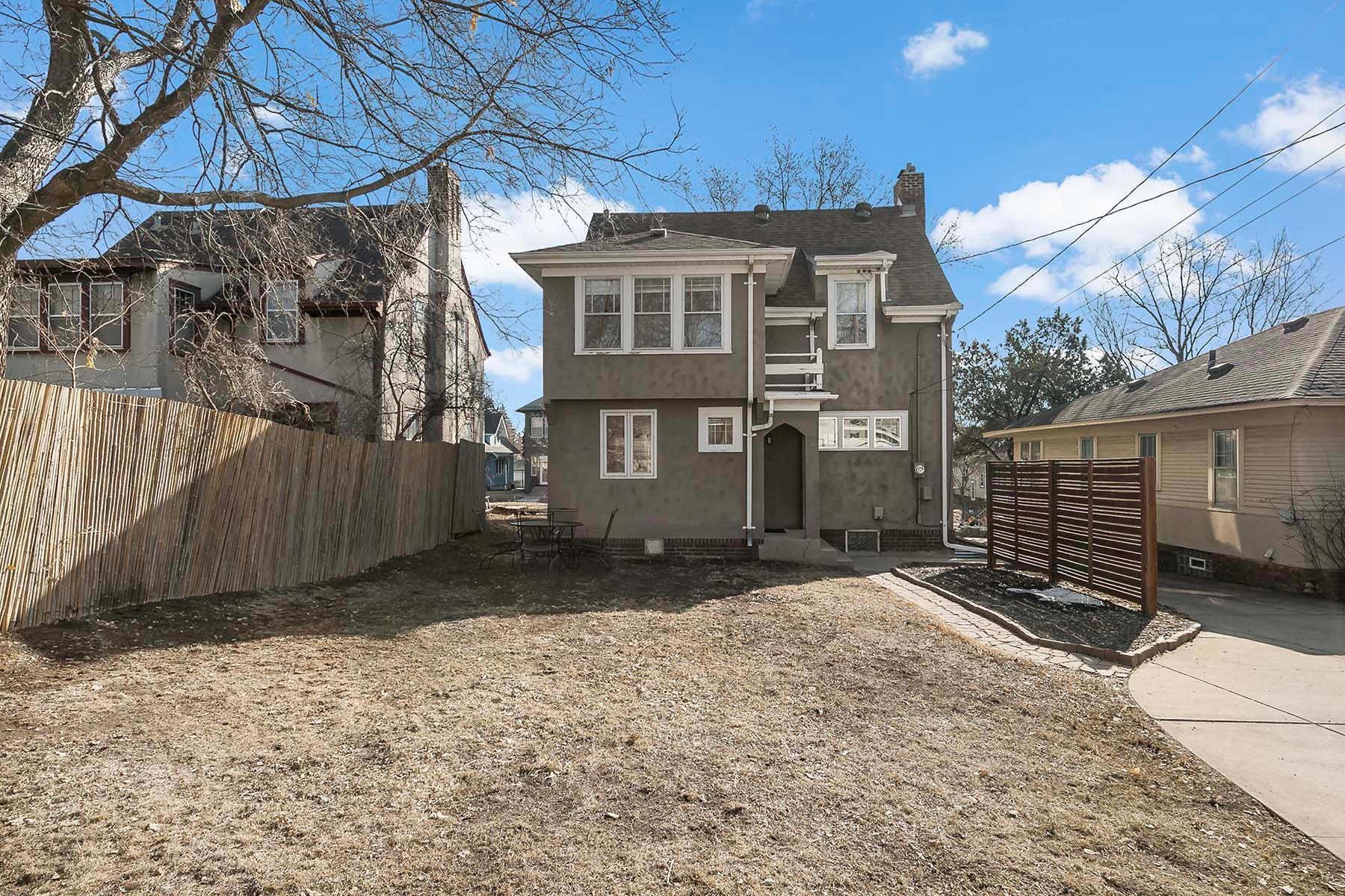 Plenty of space for your outdoor dining, hobbies, gardening and more.