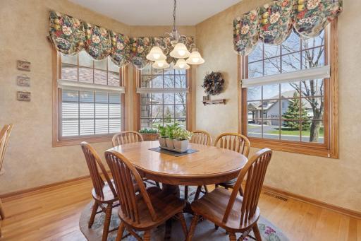 Spacious informal dining