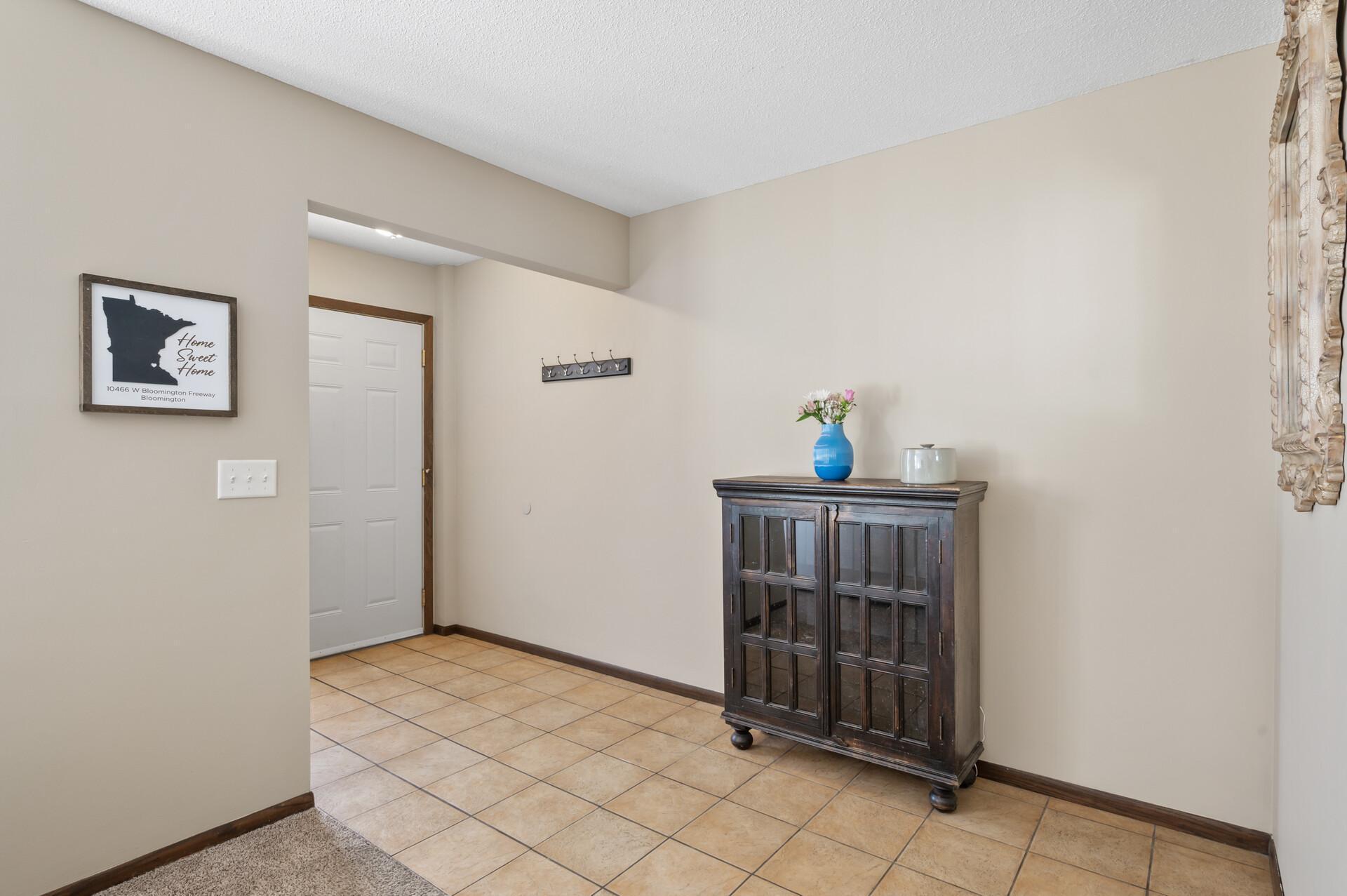 Here is an alternate view of the foyer.