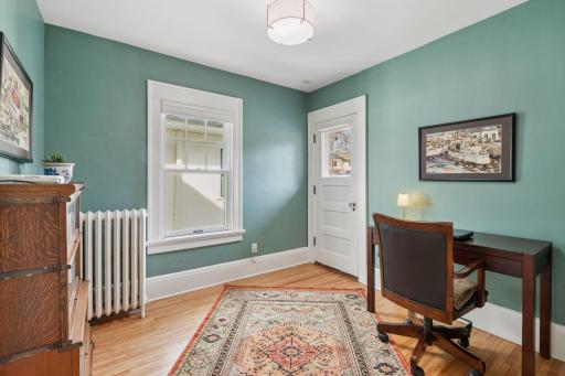 Bedroom on 2nd floor with access to outside private deck