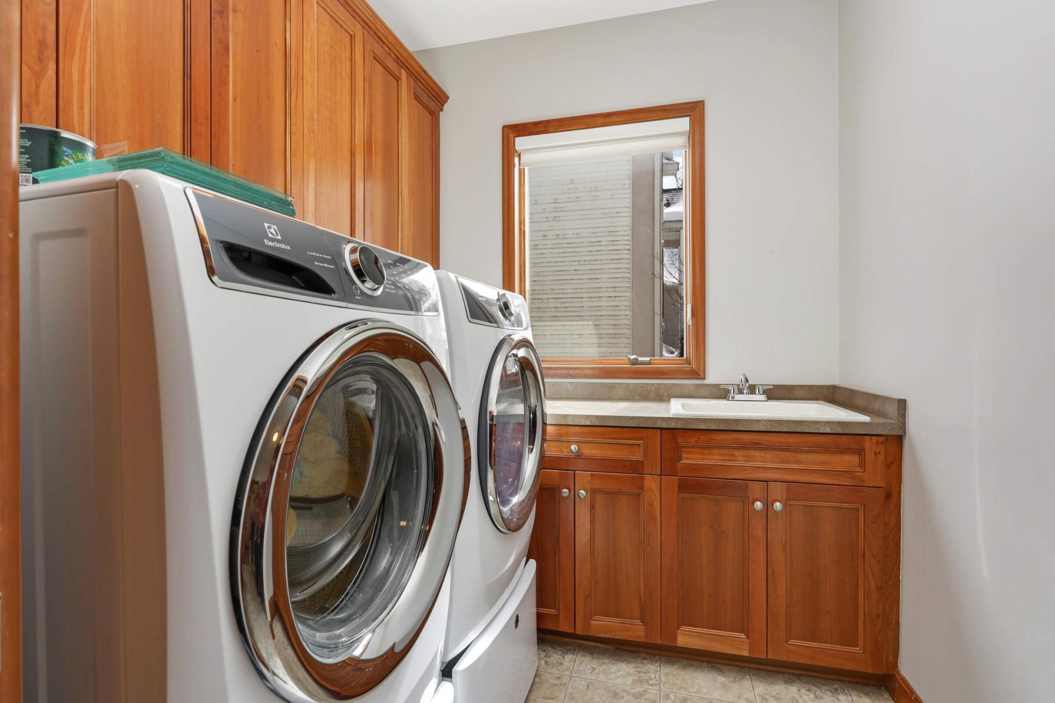Main floor laundry room