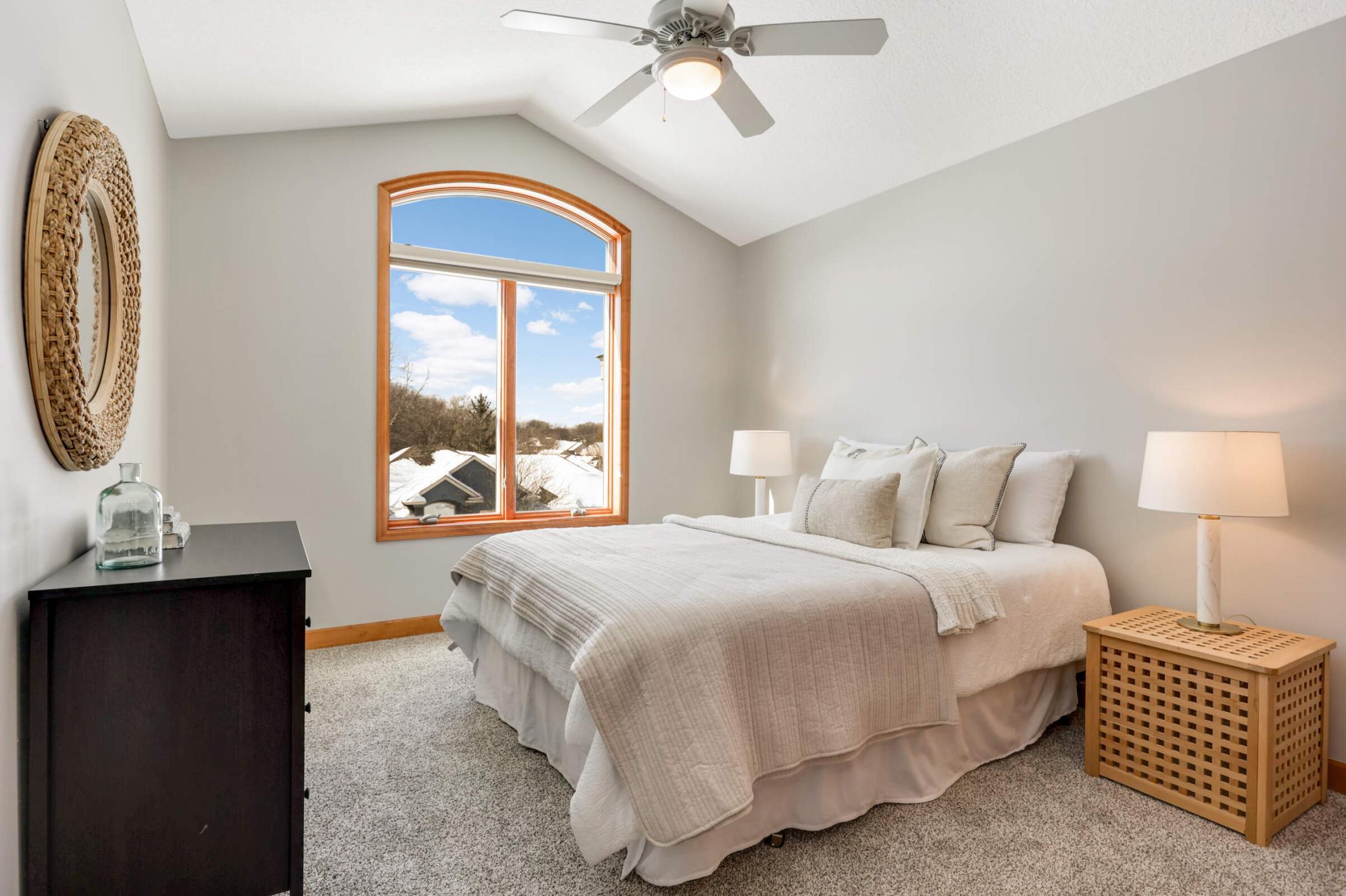 Upper level offers 3 generous bedrooms