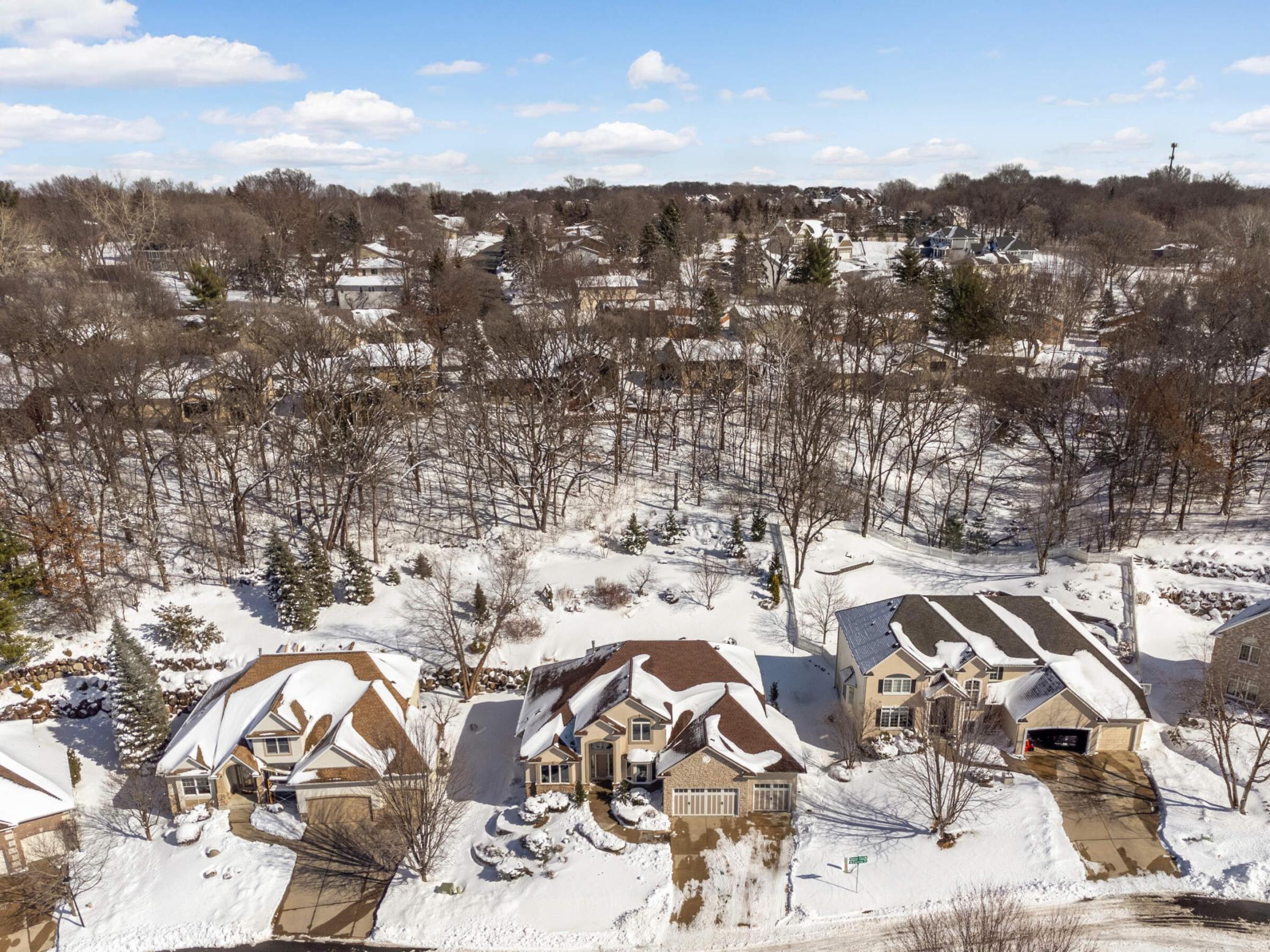 Private back yard in this quiet, highly sought after Eagan location