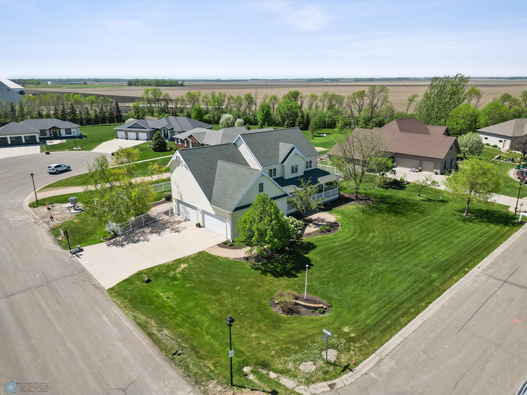 Aerial of frontyard