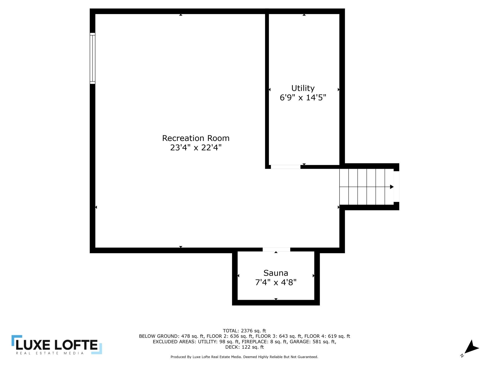 Basement floor plan