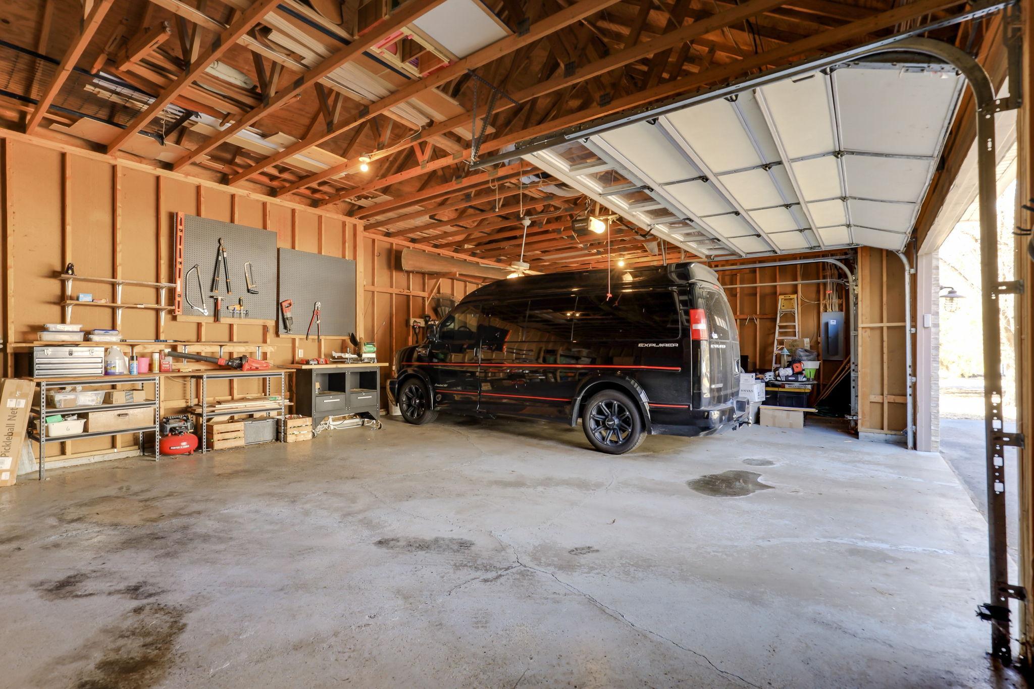 Oversized garage