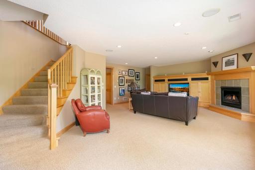 Lower Level: 2 additional bedrooms, each with walk-in closets; additional unfinished sf to create an additional bedroom or exercise etc